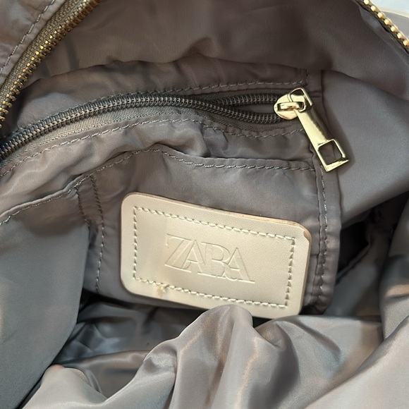 ZARA light olive color tote bag. Like new. - Picture 8 of 10